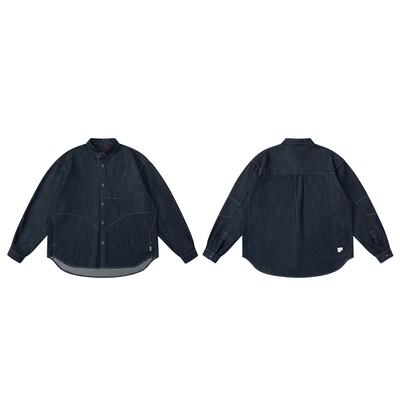 天丝混纺亲肤吸湿原牛长袖衬衫