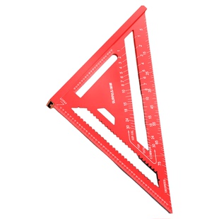 木工三角尺特大款16-20寸专用铝合金45度直角90高精度工业三角板