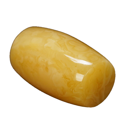 福品缘蜜蜡大桶珠高货满蜜满蜡