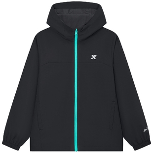 特步童装儿童外套男童2025冬季新款防风运动风衣薄款保暖上衣冬装