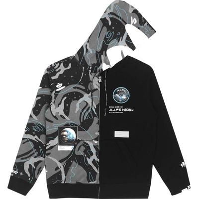Aape旗舰店男装猿人连帽卫衣