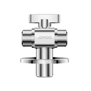 九牧三通球阀双出水大流量三角阀一进二出全开黄铜三通阀水龙头