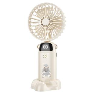 小风扇便携式充电小型折叠随身电风扇挂脖手持静音办公室可爱小狗桌上面迷你usb学生手拿降温神器吹辅食猫咪