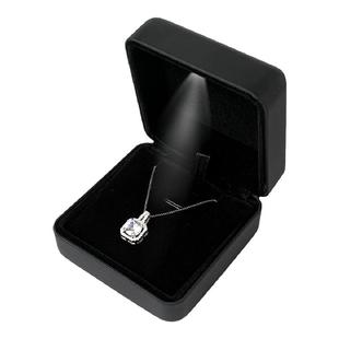 带灯求婚珠宝首饰盒戒指盒结婚吊坠盒手镯盒子包装盒婚礼礼盒批发