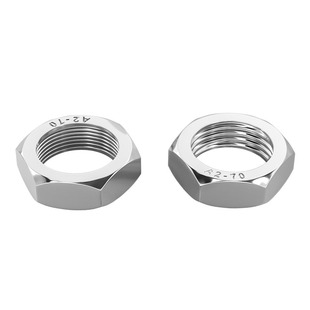 304不锈钢细牙反牙薄螺母 左旋/左牙螺帽反丝反扣M8M12M14M16*1.5