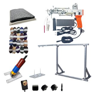 手持地毯织枪电枪二合一厂家批发tufting gun簇绒枪套装