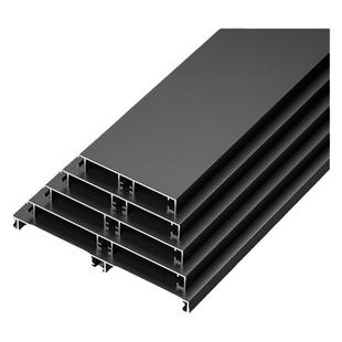 橱柜铝合金踢脚板黑色橱柜地脚线围板厨柜底部挡水铝板厨房踢脚线