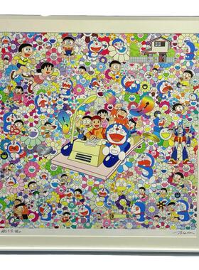 村上隆客厅版画多啦a梦联名潮流
