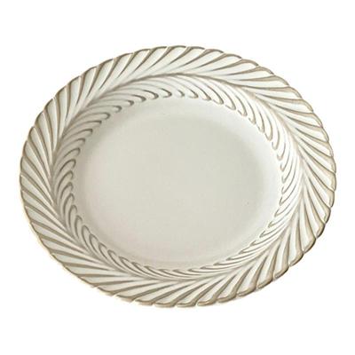 法式复古陶瓷盘浮雕甜品蛋糕盘