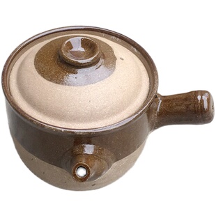 明火熬药罐家用老式陶土炖煲汤沙锅煎药砂锅传统中医养生壶中药壶