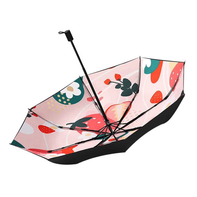海风湾双层黑胶小清新晴雨两用伞