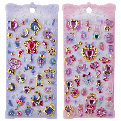 闪乐正品宝石立体水晶浮雕贴