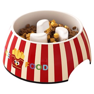 狗狗慢食碗宠物狗盆狗食盆猫粮碗防打翻狗狗专用保护颈椎饭盆幼猫