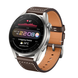 适用华为watch3pro手表带GT3保时捷GT4官方真皮智能WatchGT2pro运动时尚GT荣耀magic2手表链46mm高级男22mm