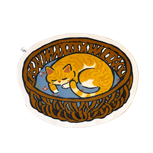 【现货】酣睡猫猫地毯 江南百景图游戏周边 官方正版