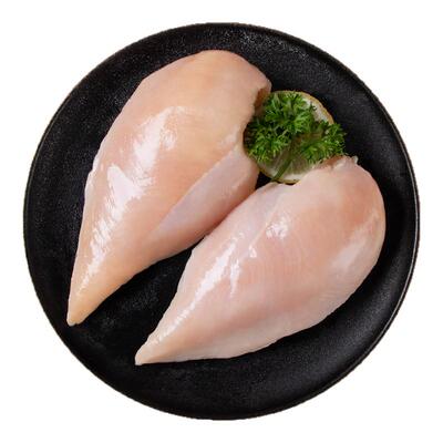 温氏 单冻鸡大胸2kg 鸡肉鸡胸肉冷冻生鸡胸肉生鲜鸡脯肉减脂食材