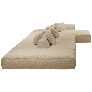 双面背靠背沙发客厅大户型2025新款横厅不靠墙极简豆腐块岛屿模块