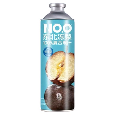 零零果橙汁东北冻梨汁草莓汁1L罐