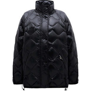 LINC金羽杰秋季短款轻薄羽绒服女款便携设计感廓形罩衫外套女2037