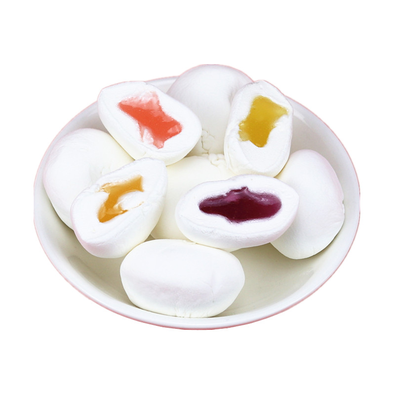 徐福记夹心棉花糖水果味夹馅软糖散装儿童解馋休闲零食结婚喜糖果