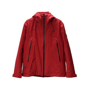 探路者冲锋衣男秋冬户外运动戈尔防水GORE-TEX徒步三合一套绒外套