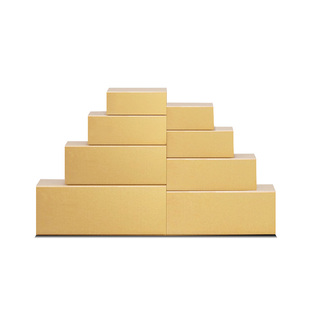 半高纸箱打包特规鞋盒快递纸箱电商专用包装定制扁平箱瓦楞纸盒