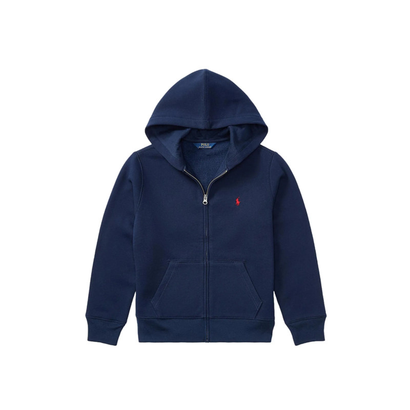 【自营】RALPH LAUREN纯色连帽徽标刺绣儿童款长袖卫衣323547626