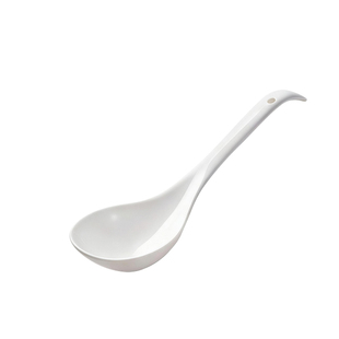 德国陶瓷汤勺家用大号盛汤的粥勺子长柄瓷勺高档精致小喝汤匙饭勺