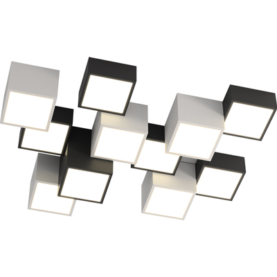 全光谱护眼极简方块客厅吸顶灯