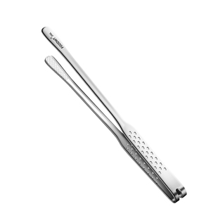 316L不锈钢韩式加厚烤肉夹子防烫烧烤夹食品料理牛排自助餐小夹子