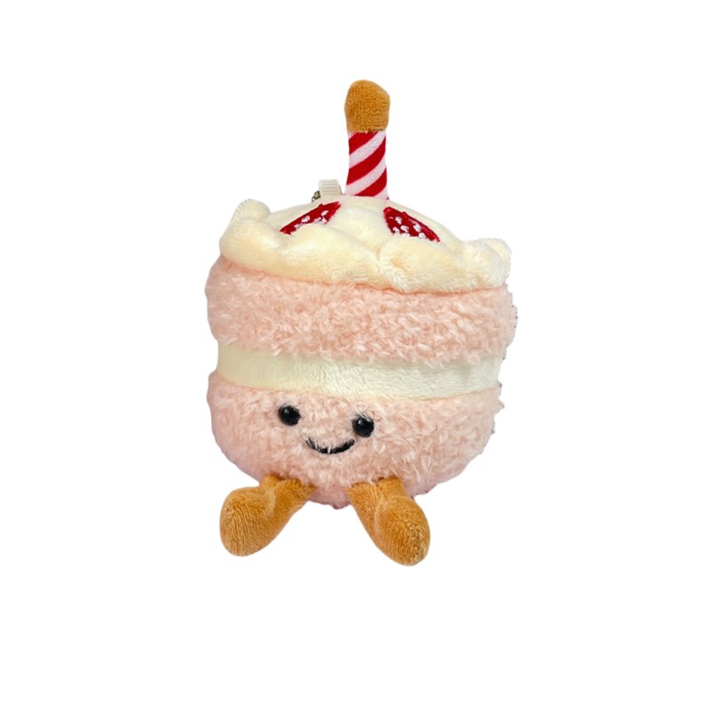 仿真蛋糕毛绒挂件生日礼物包挂饰