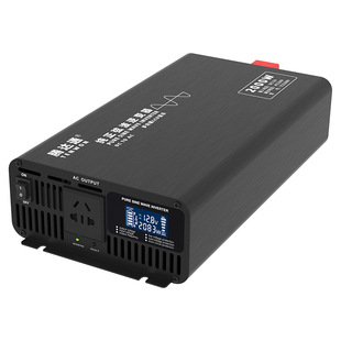 纯正弦波逆变器12V24V48V转220V车载家用大功率3000W太阳能转换