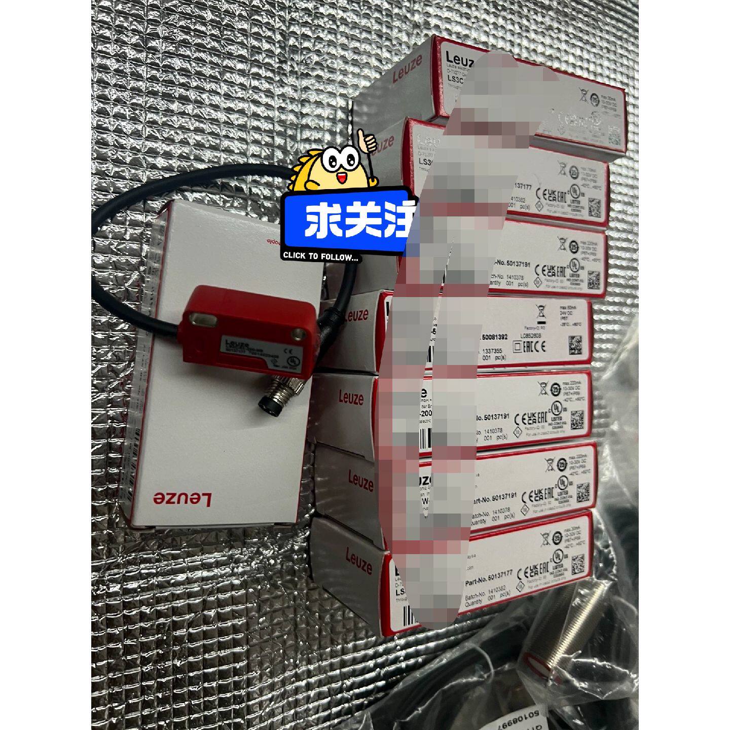 【议价-可维修】#电子元器  8x-200-M8 捞易测电眼 感应器 /二手