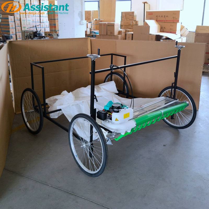 全新双人平型采茶机汽油机G4K直刀采茶机抬式可移动采茶叶机械