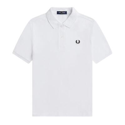FREDPERRY纯色短袖polo衫