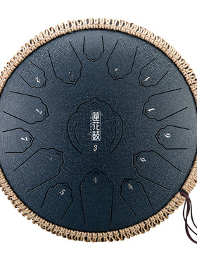 华蜀碳钢浮莲空灵鼓14寸15音