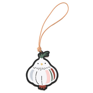 2026马年高级感包包真皮挂饰国潮卡通蒜鸟好看的精致挂件个性礼物