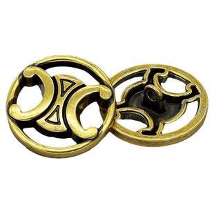 复古金属小香风凯旋门衬衫纽扣男女衬衣开衫毛衣外套风衣纽扣扣子