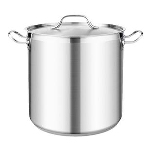 家居大厨食品级汤锅商用桶圆桶家用加厚汤桶无镍不锈钢大容量汤锅