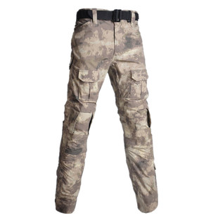 春秋工作服耐磨小脚工装战术裤户外迷彩服套装修身休闲透气工装裤