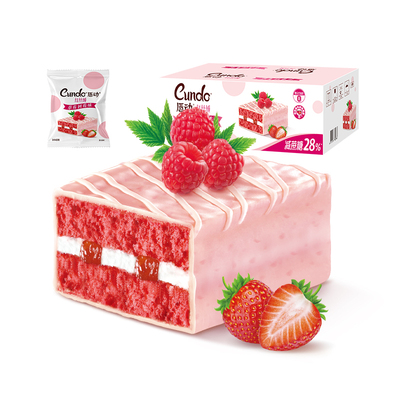 巧克力派红丝绒蛋糕唇动夹心面包