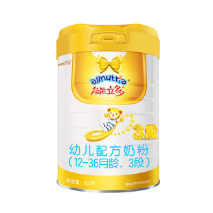澳优能立多(能力多)3段860g*4幼儿配方奶粉12-36月龄三段旗舰店