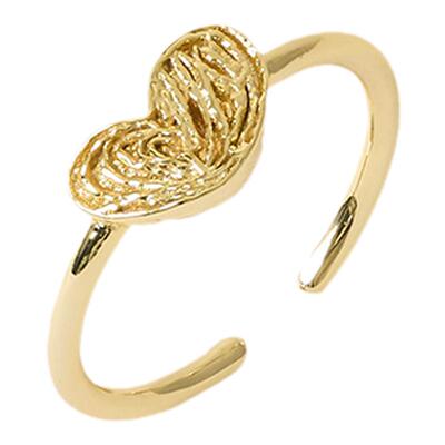 alfir蝴蝶酥戒指925银开口戒