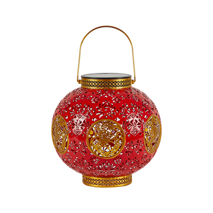 灯笼新款2026太阳能红灯笼新年喜庆户外防水家用阳台过年装扮挂饰