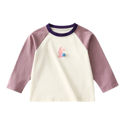 2026新款女童长袖卡通T恤打底
