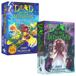 Dead good detectives 鬼魂侦探1-2 惊悚冒险 英文章节书 咆哮之地同作者 中学生课外读物 英文原版进口图书