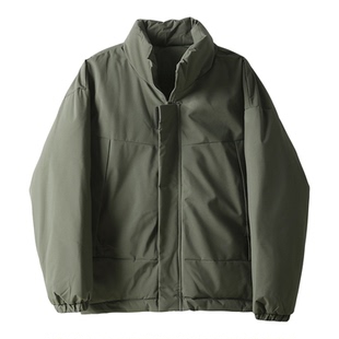 LUUD 日系复古工装风内里夹棉外套男冬防风保暖轻量化面包服外套