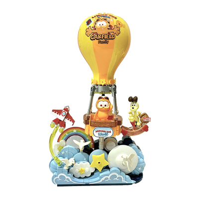 费米积木儿童拼装玩具正版加菲猫