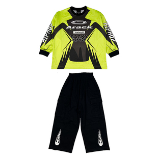 哈尼酷hiphop街舞儿童潮服套装女孩炸街嘻哈童装潮牌街舞服装男童