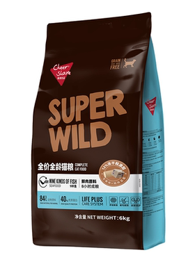 畅享优品9种鱼冻干猫粮6kg